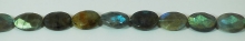 Labradoryt - owal (17x13x6mm)
